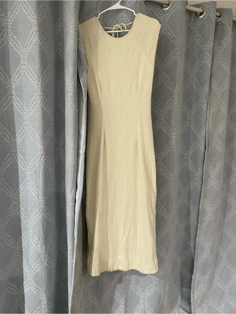 Free People Ivory Eventide Midi Dress NWT